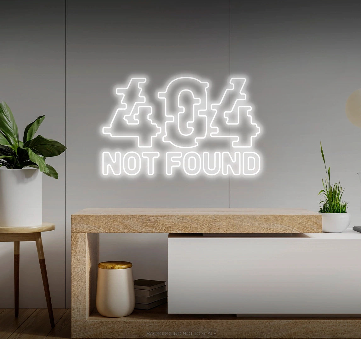 404 not found LED neon