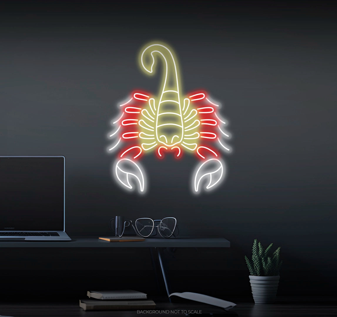 Scorpion LED neon