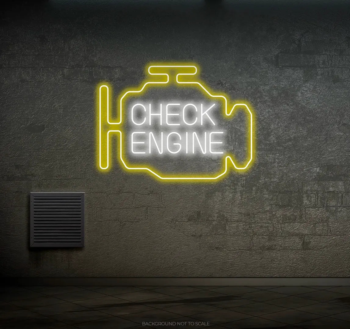 Check engine LED neon
