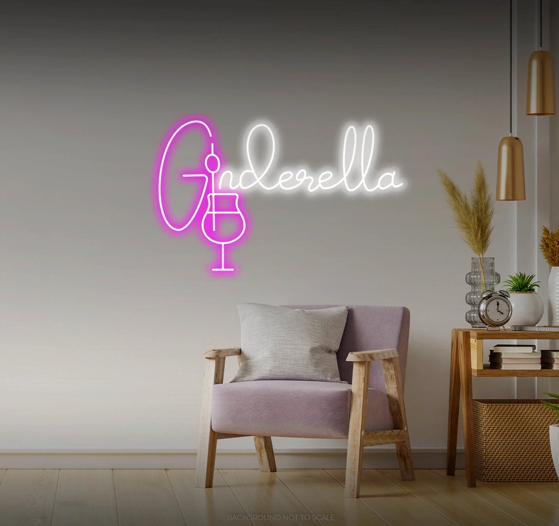 Ginderella gin LED neon