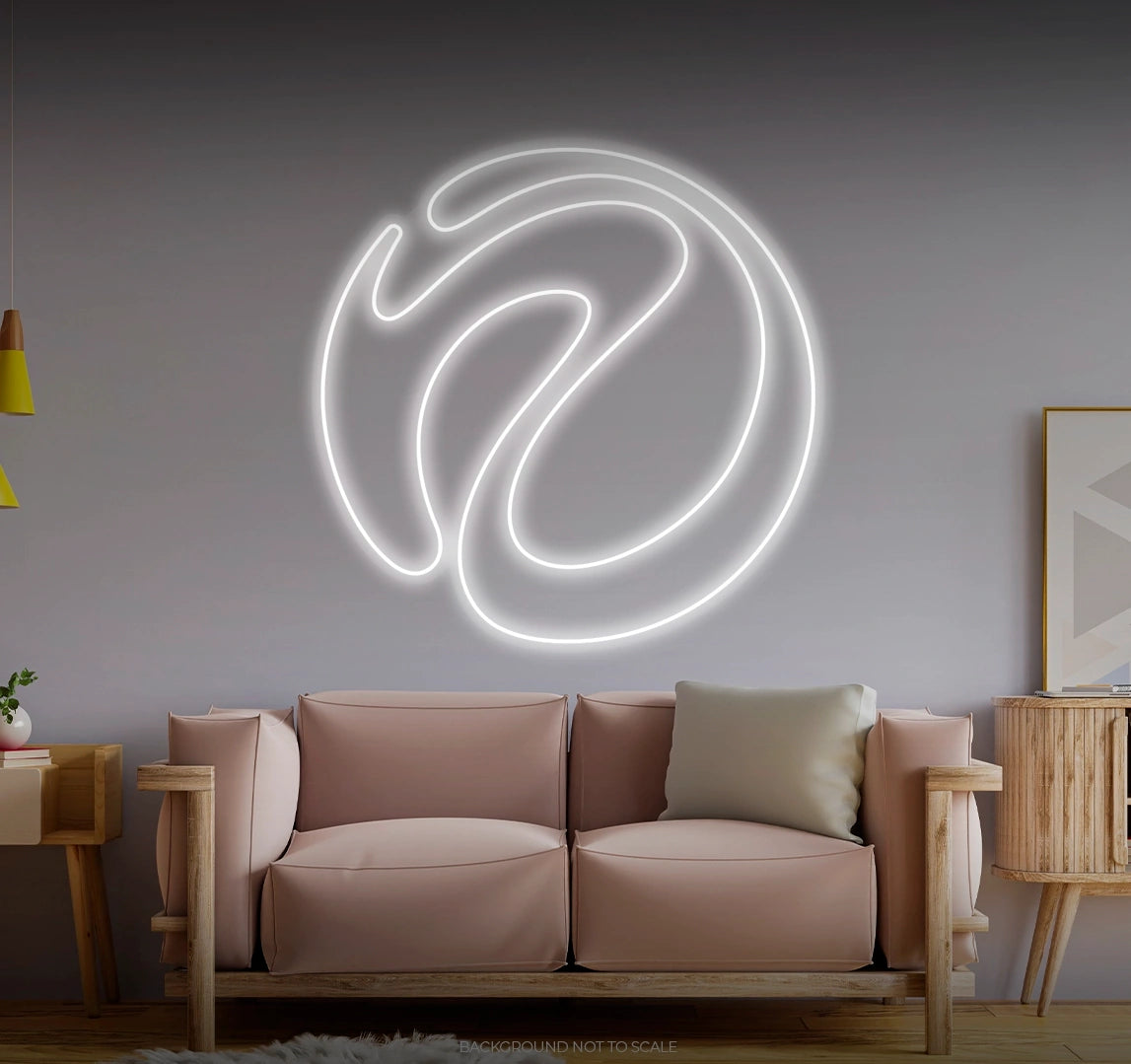 Liquid sphere LED neon