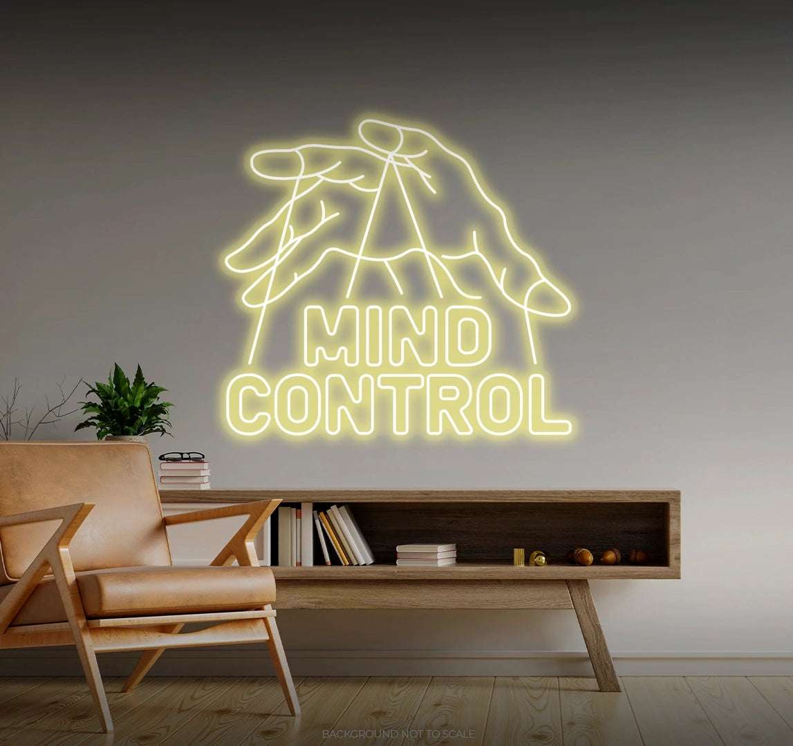 Mind control puppet lines LED neon