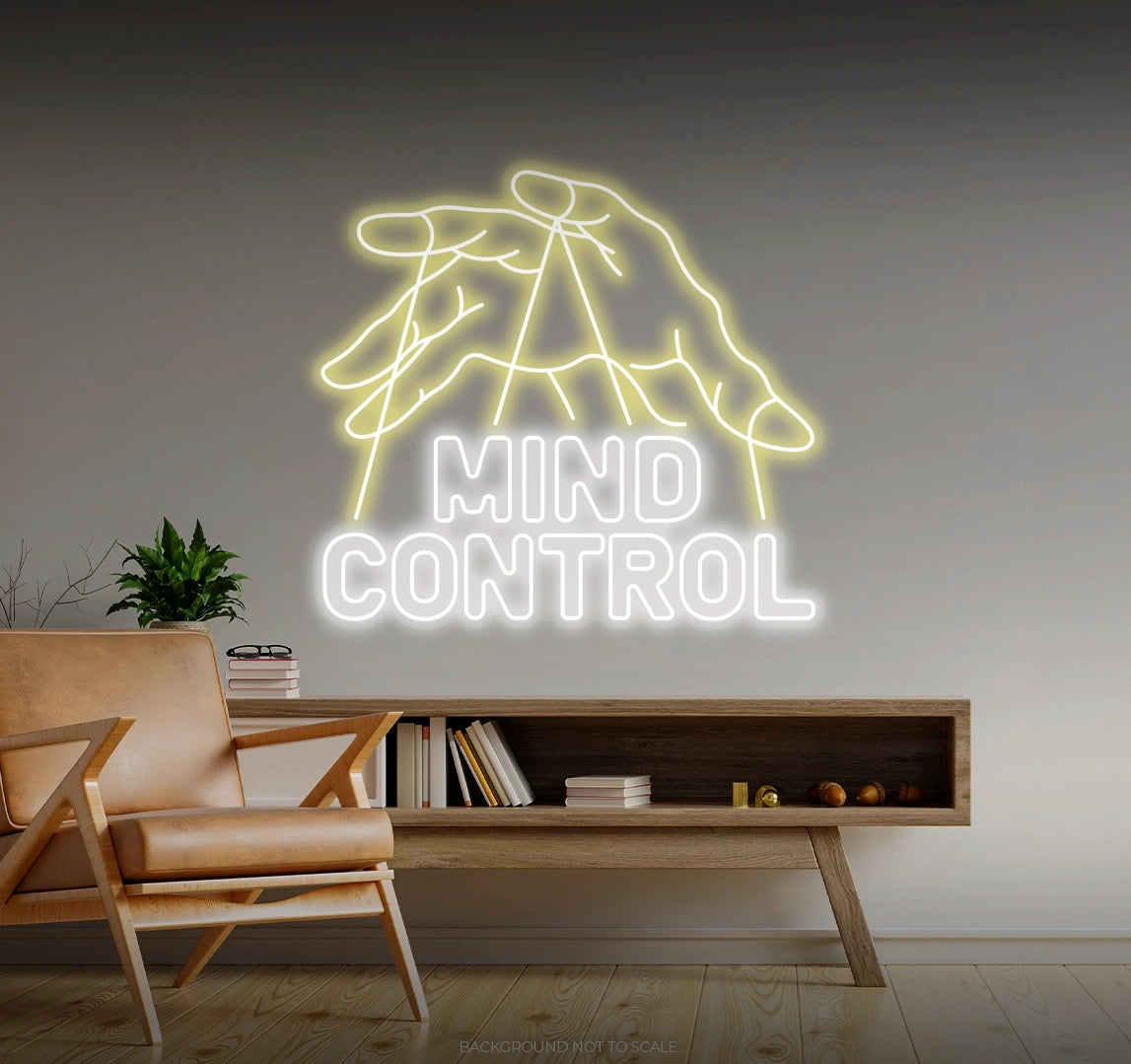 Mind control puppet lines LED neon
