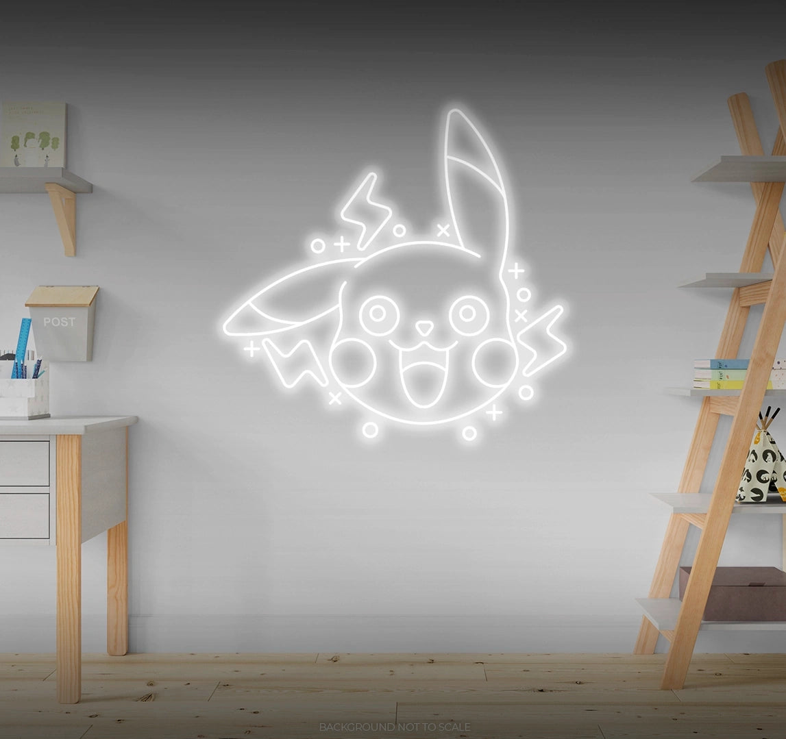 Pikachu icon LED neon