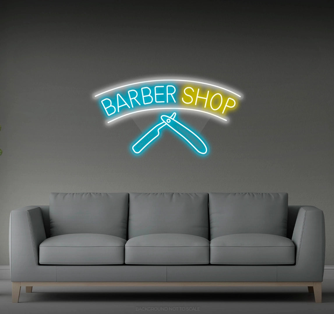 Barbershop shaving razor ledneon