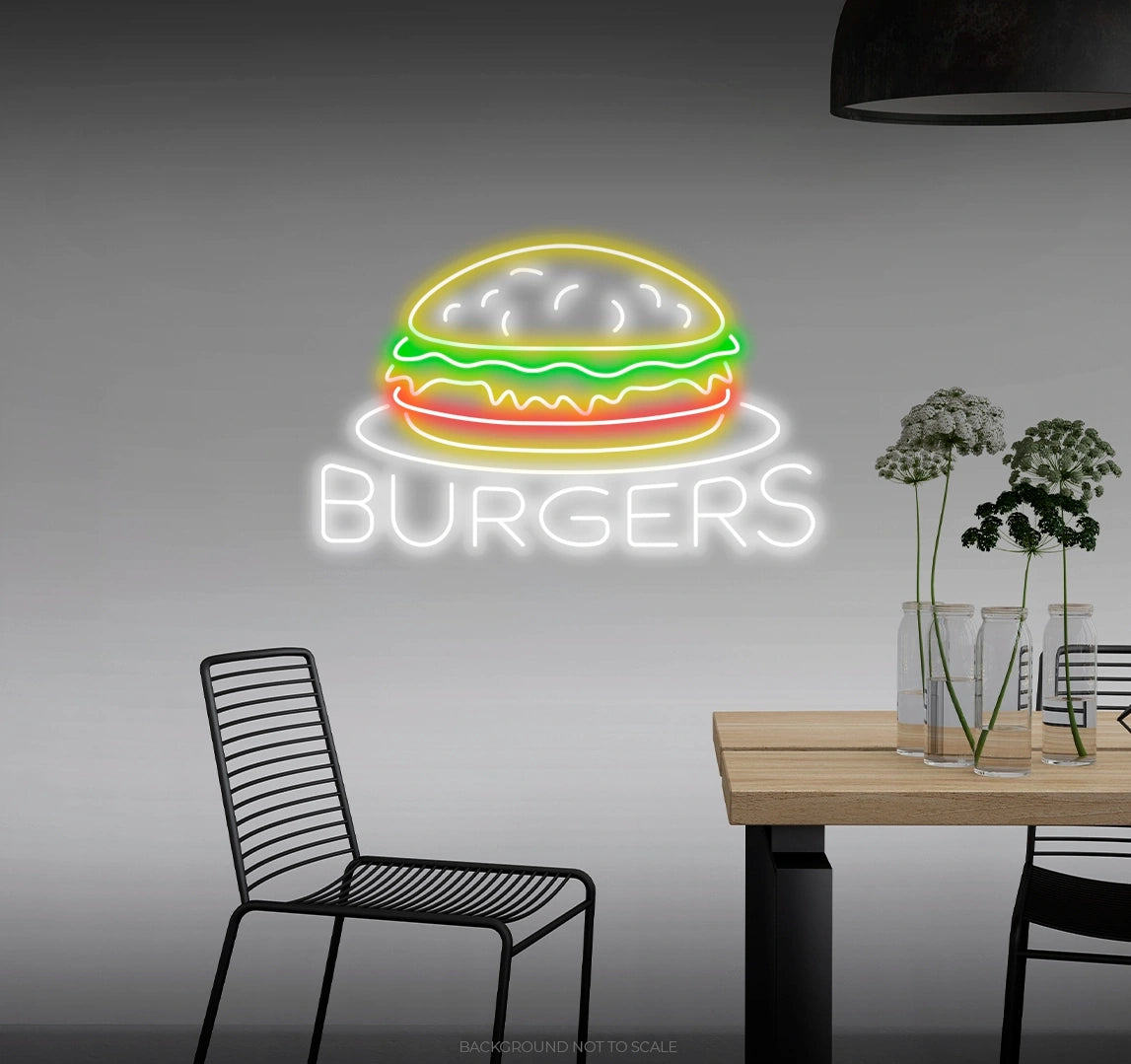 Burgers ledneon