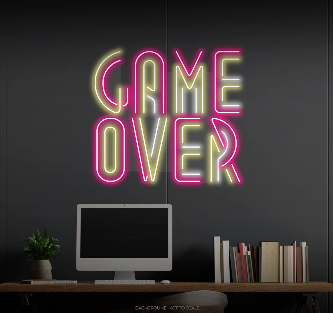 Game over now ledneon