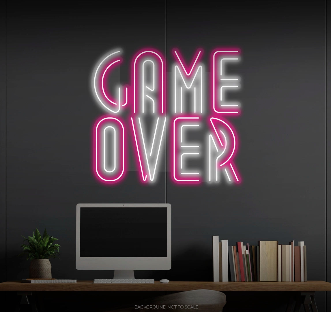 Game over now ledneon