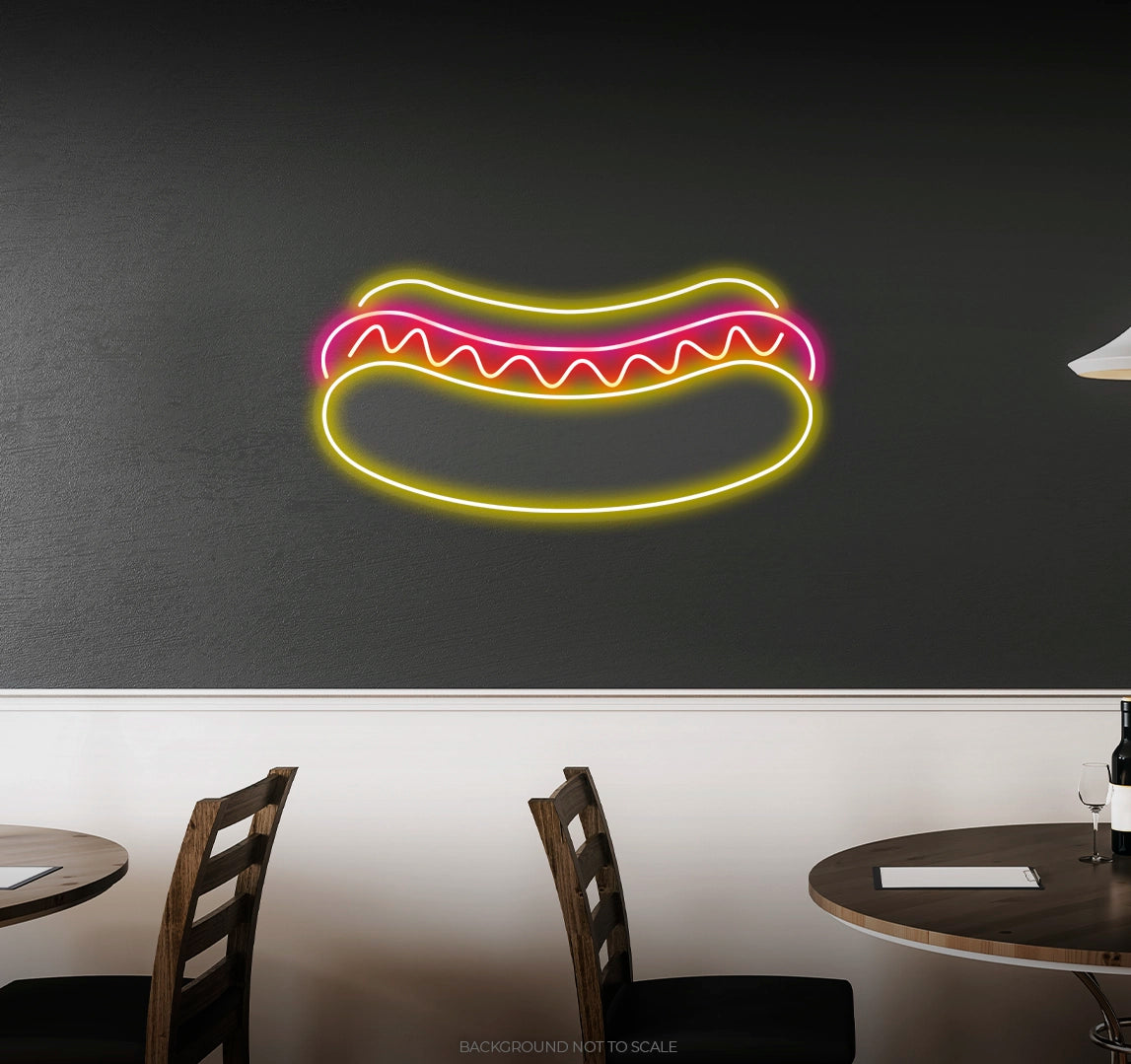 Hotdog ledneon