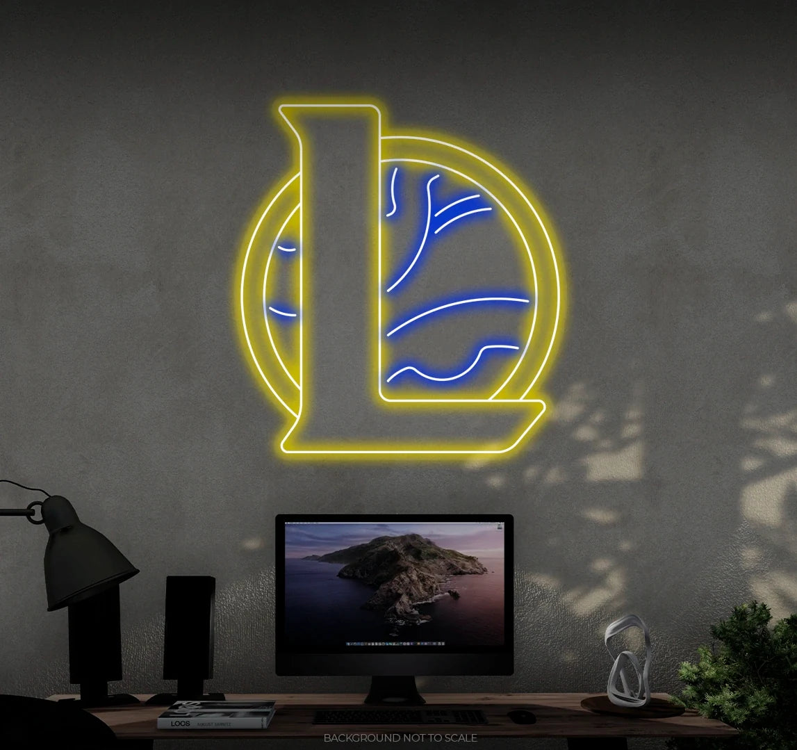 League of legends logo ledneon