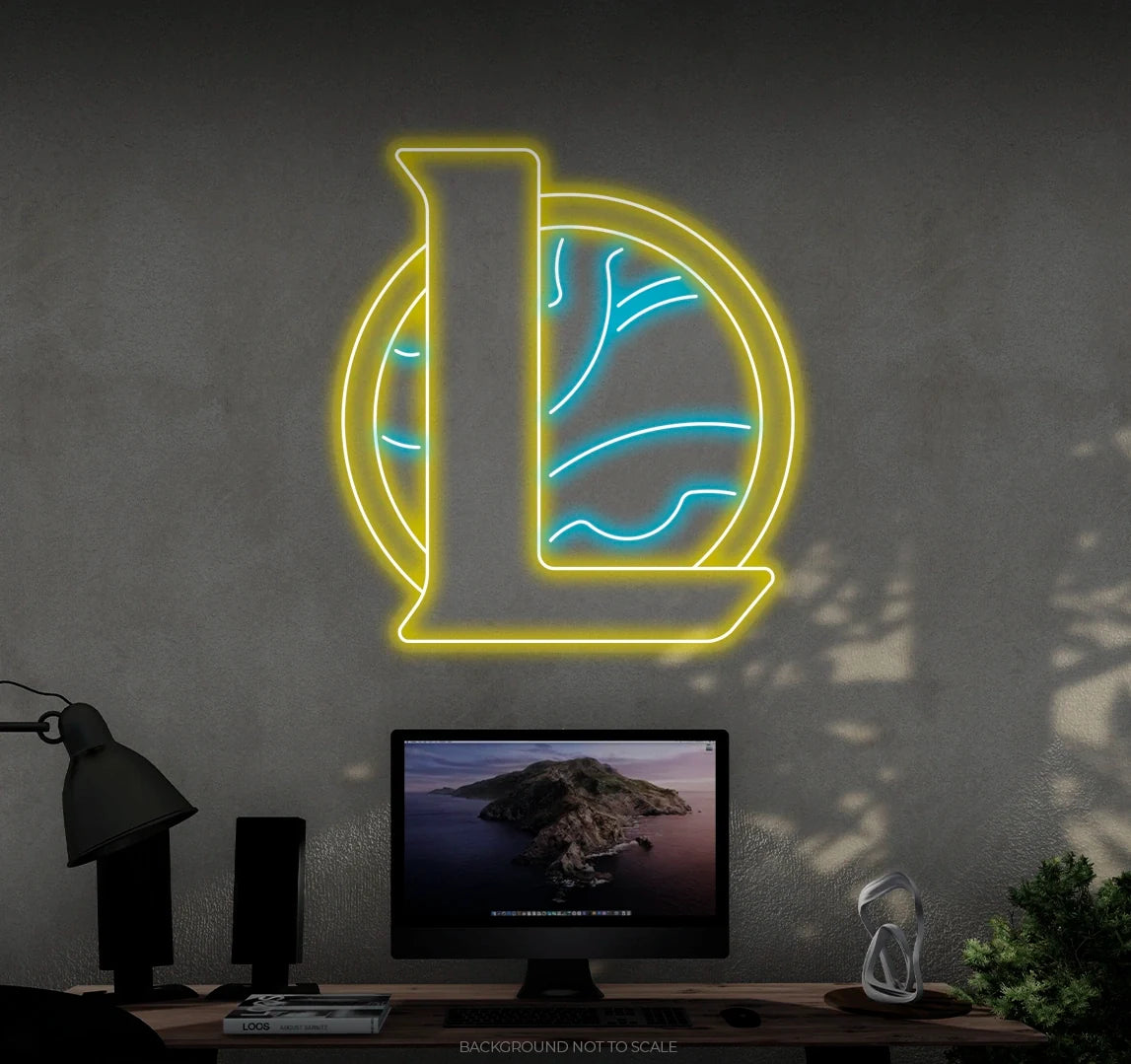 League of legends logo ledneon