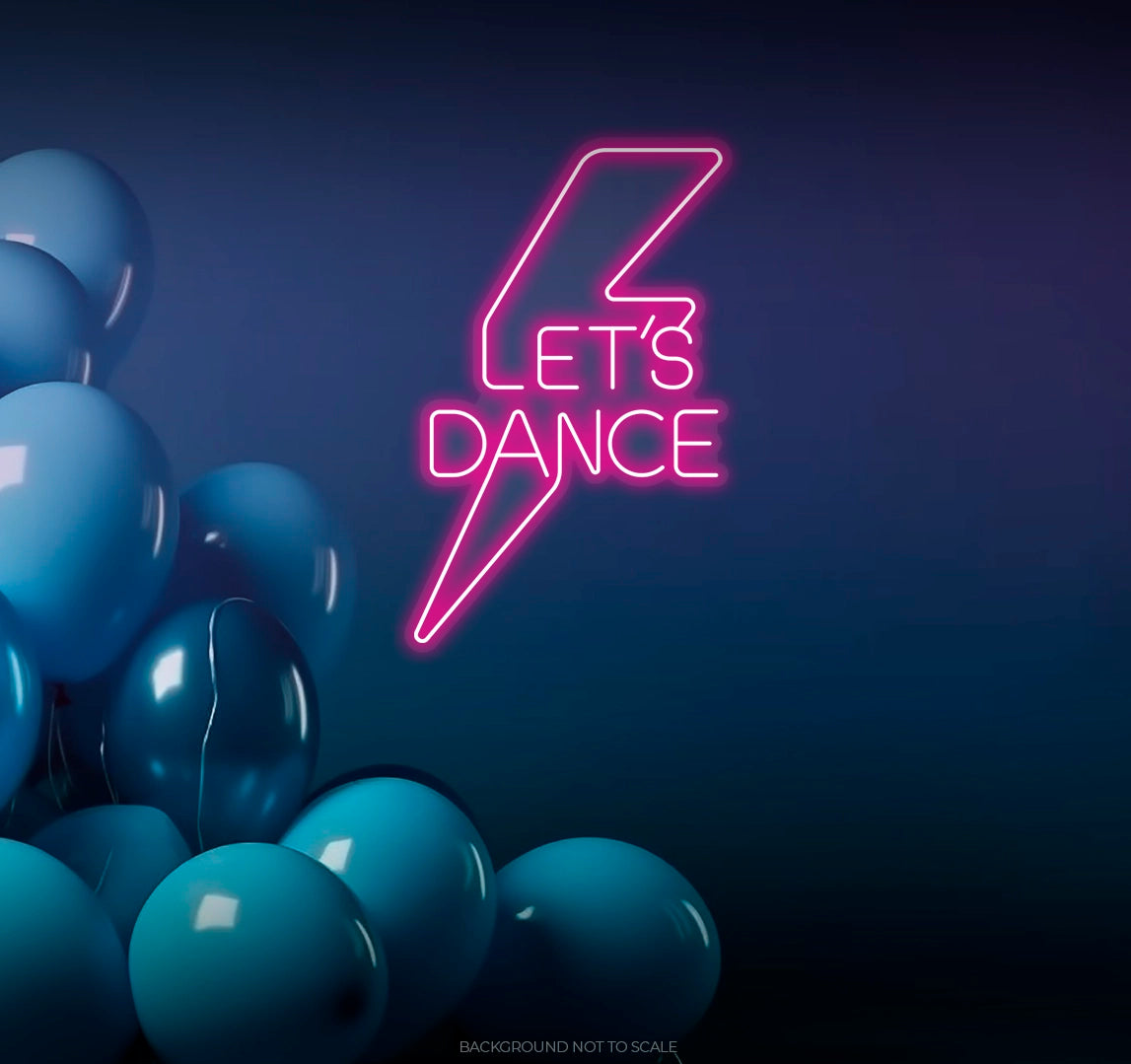 Let's dance and flash icon ledneon