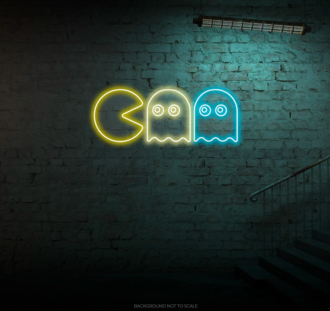 Pac man ledneon