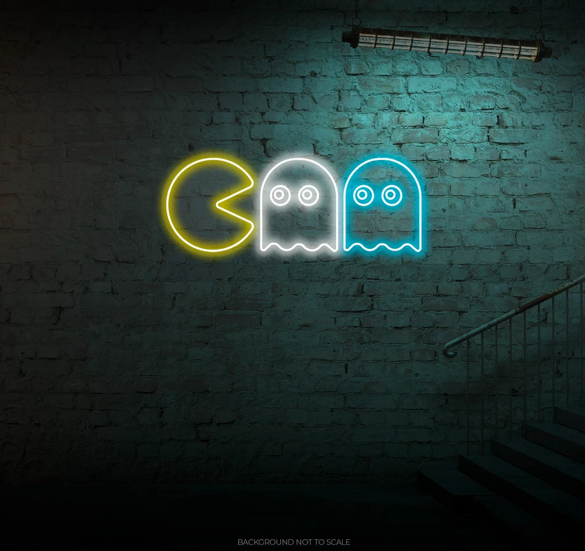 Pac man ledneon