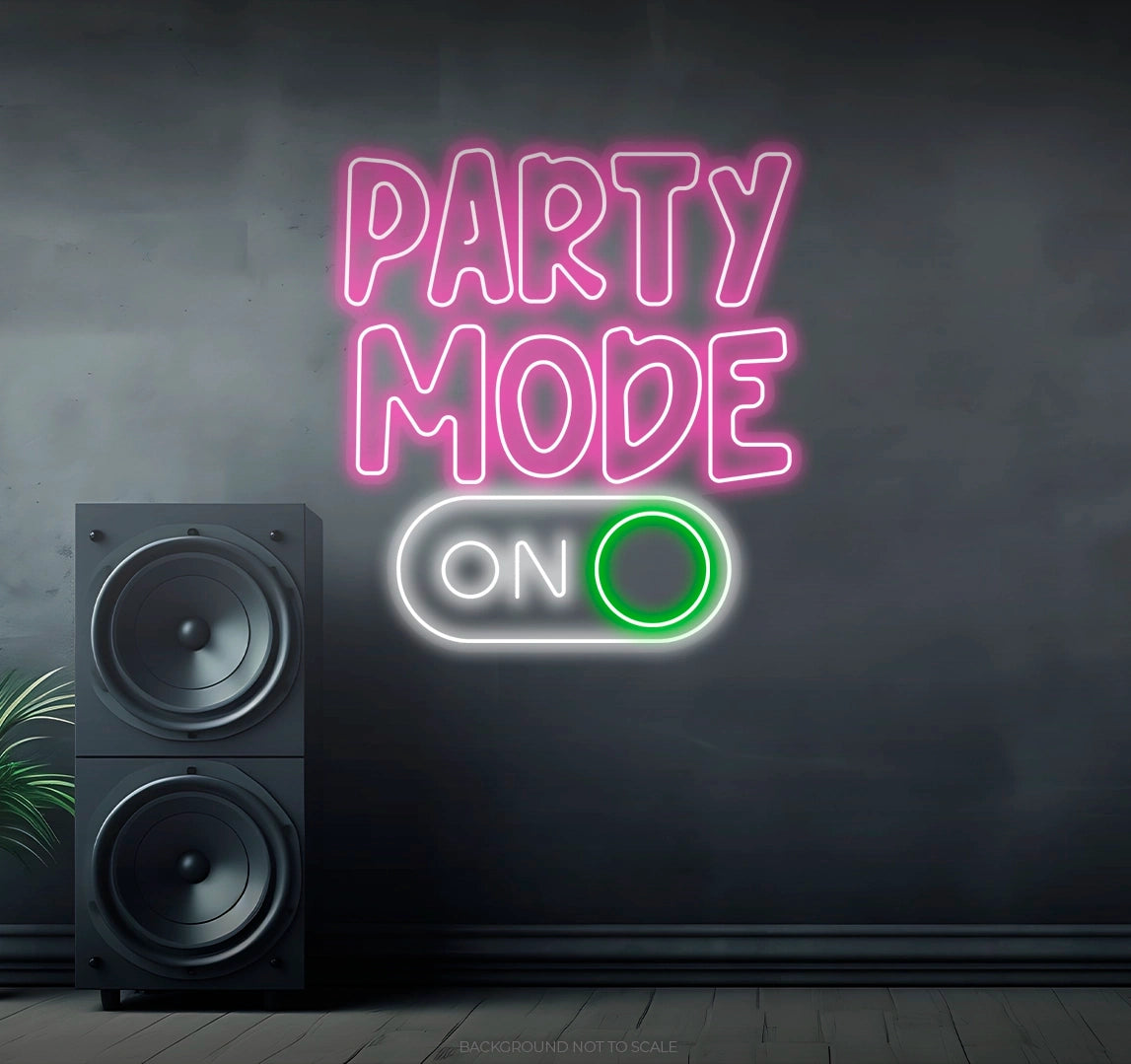 Party mode on LED neon