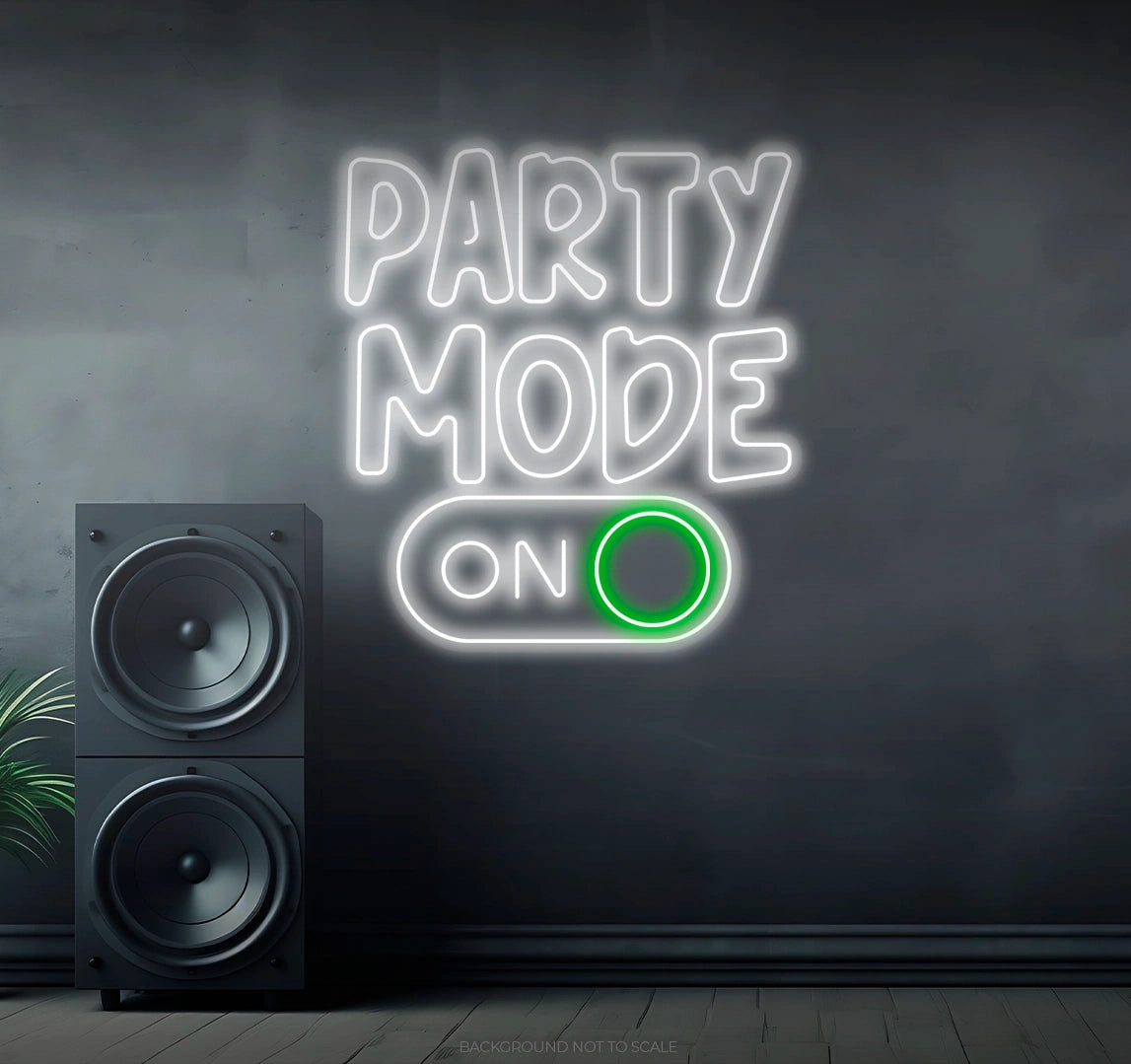 Party mode on LED neon