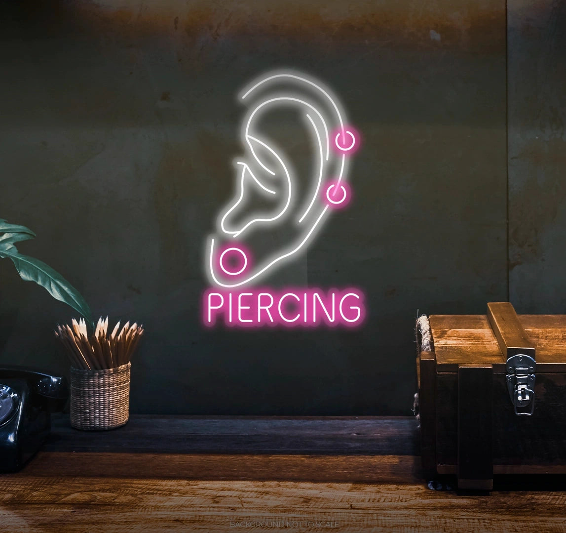 Piercing ledneon