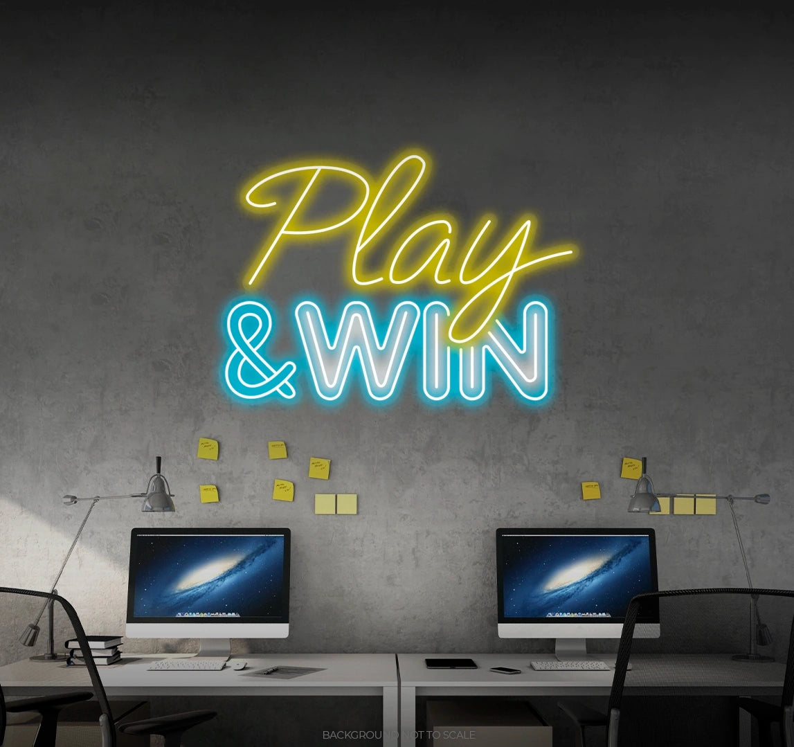 Play & win quote ledneon