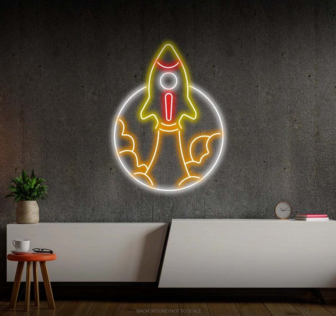 Rocket firing ledneon