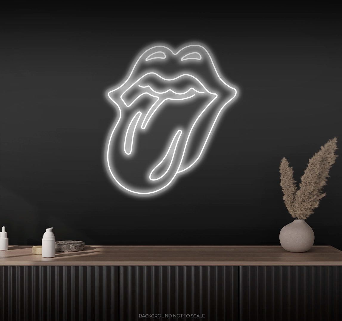 Rolling stones tongue ledneon