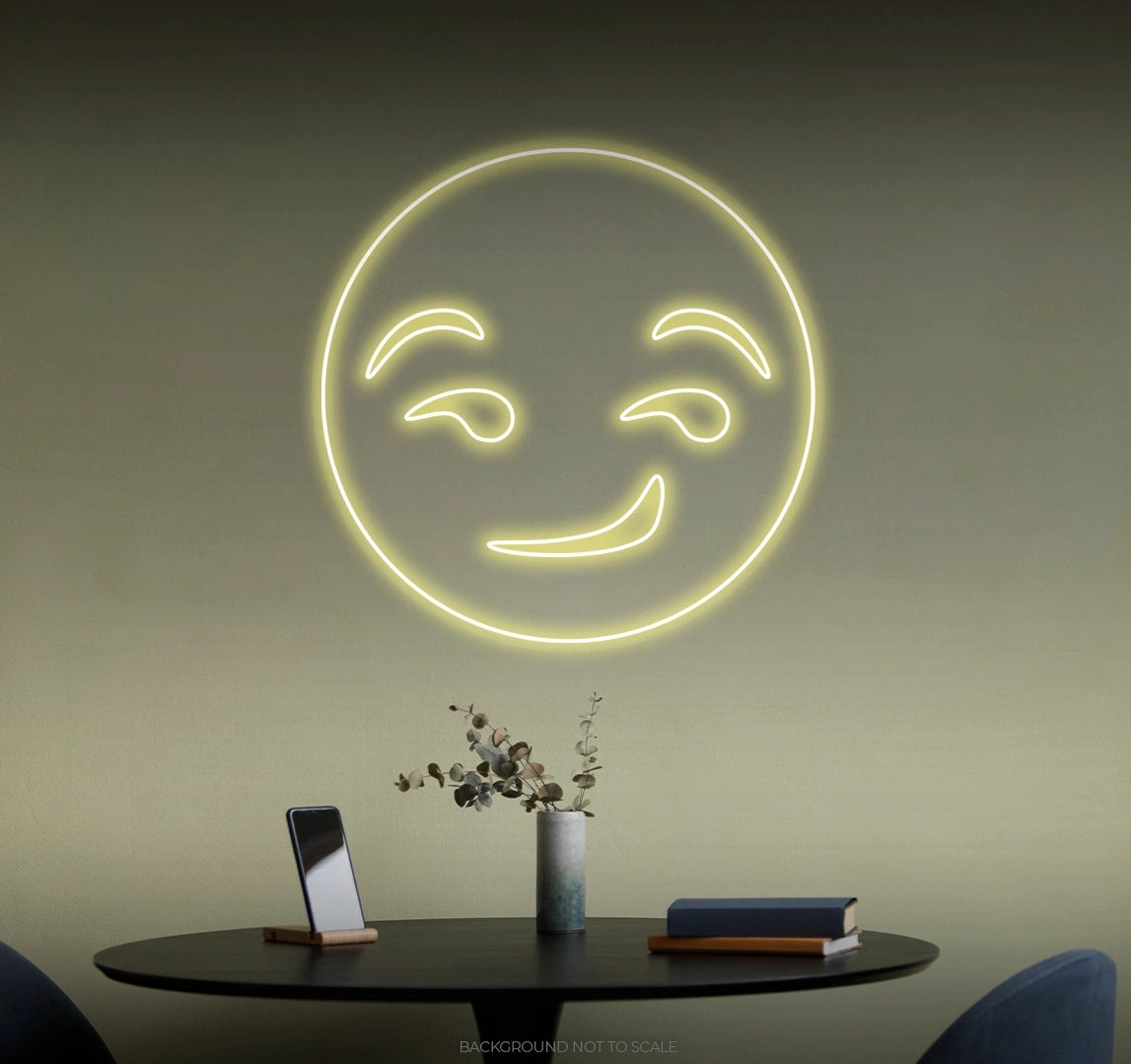 Smiley bad boy LED neon