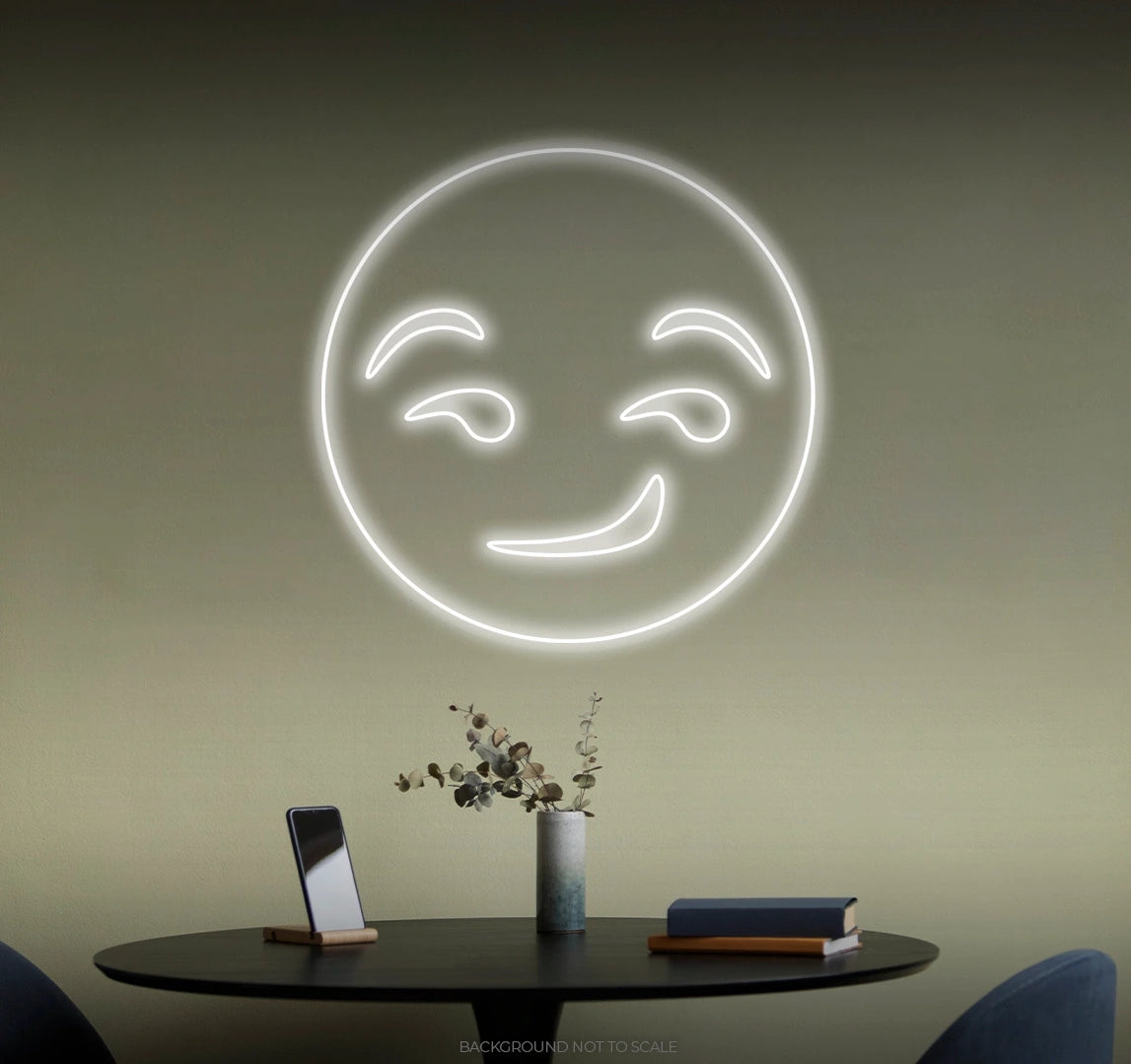 Smiley bad boy LED neon