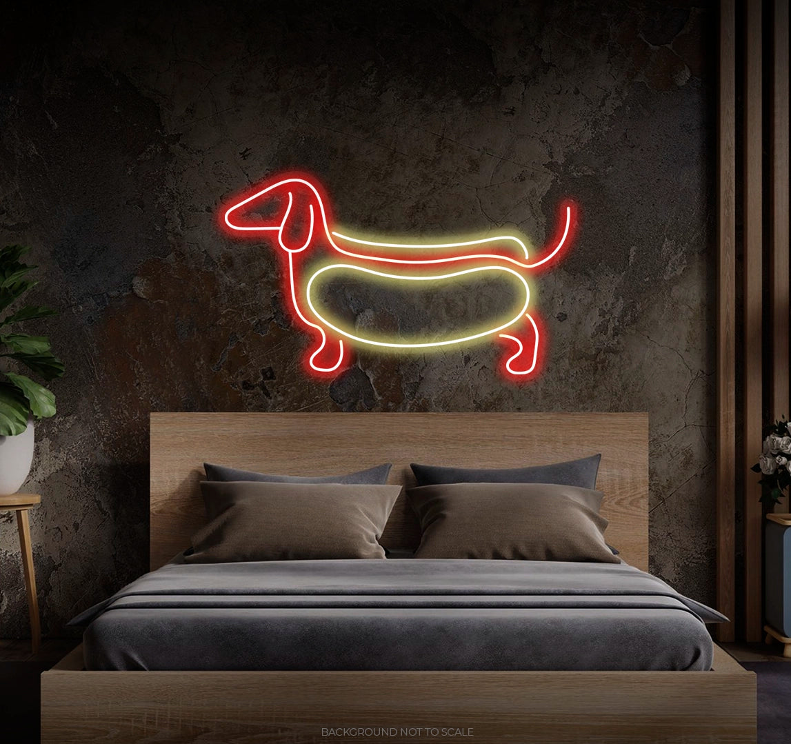 Hotdog real dog ledneon