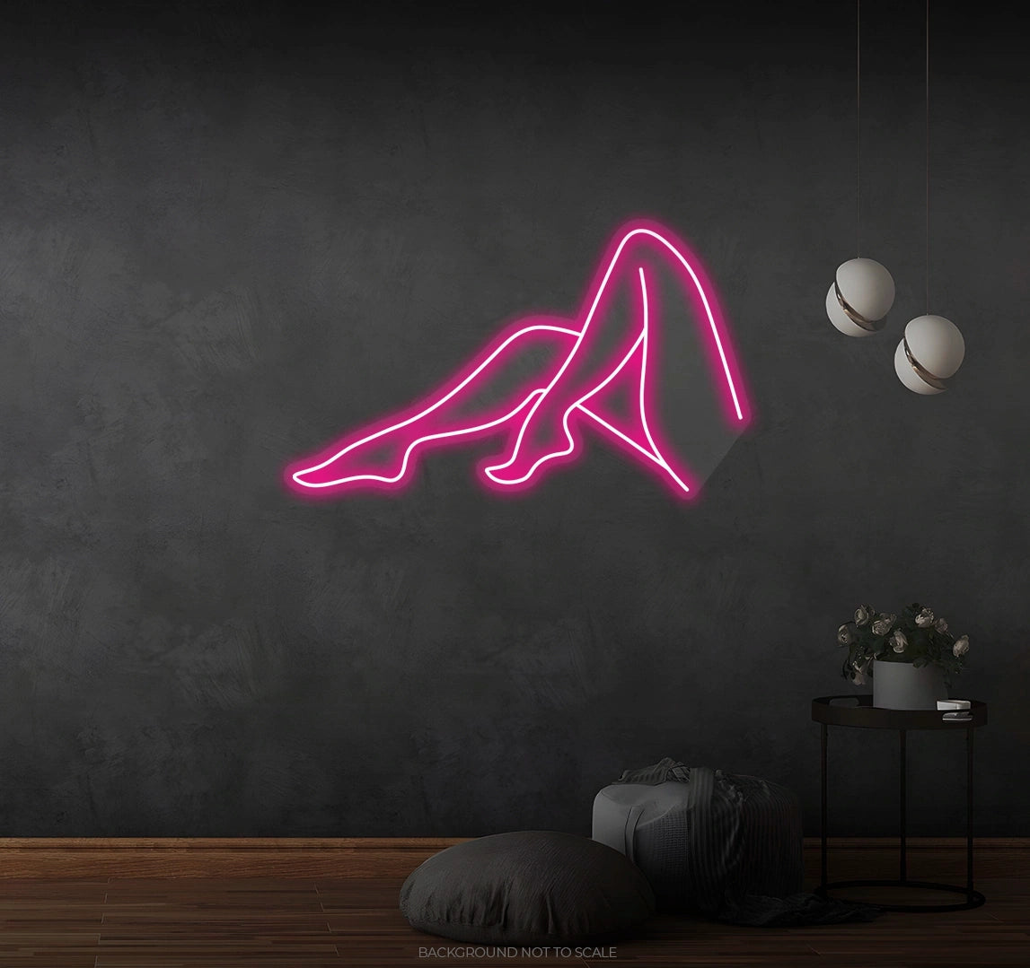 Women legs ledneon