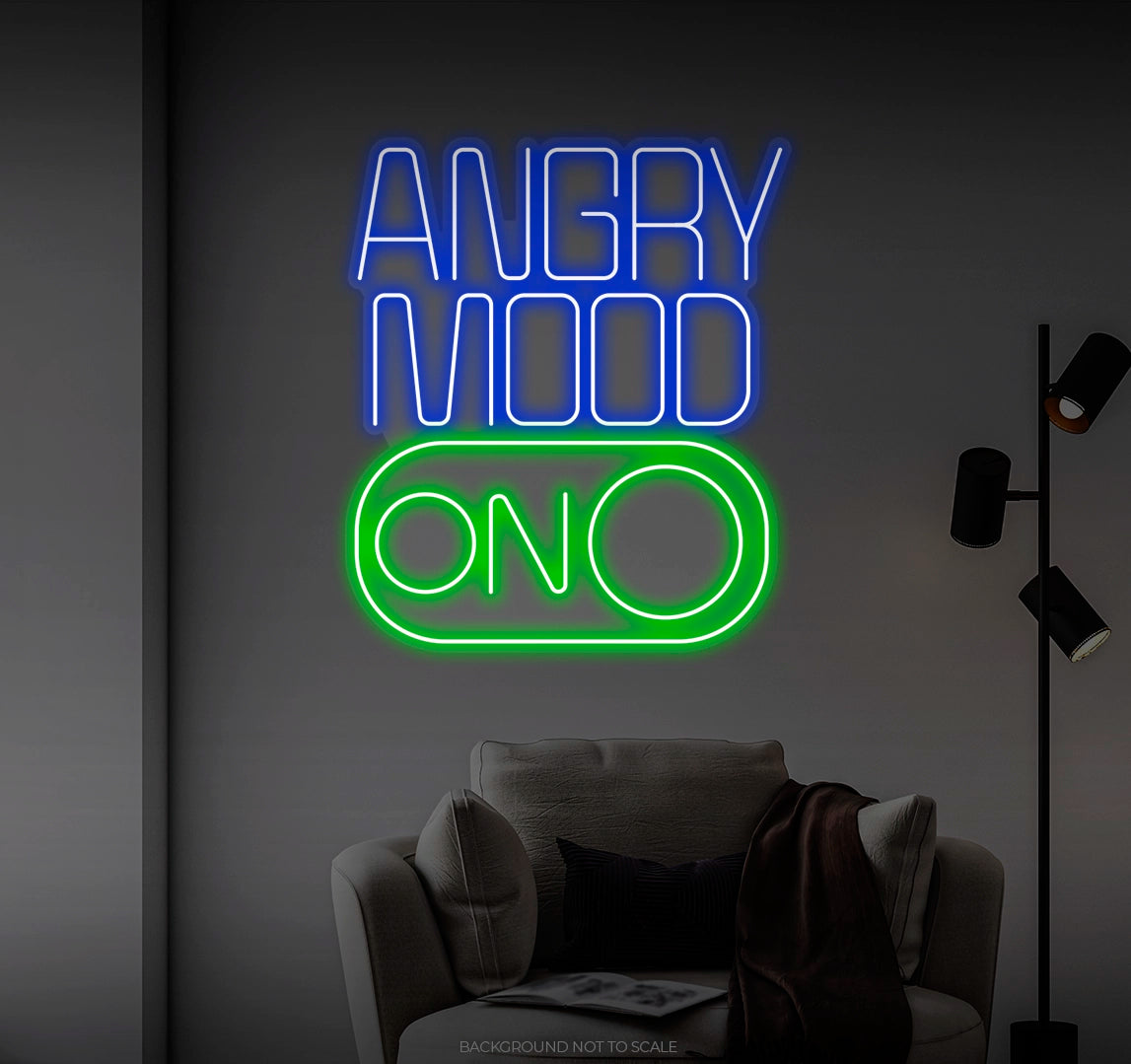 Angry mood on Ledneon