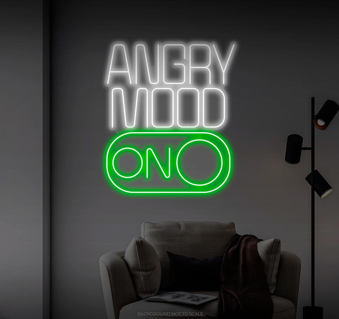 Angry mood on Ledneon