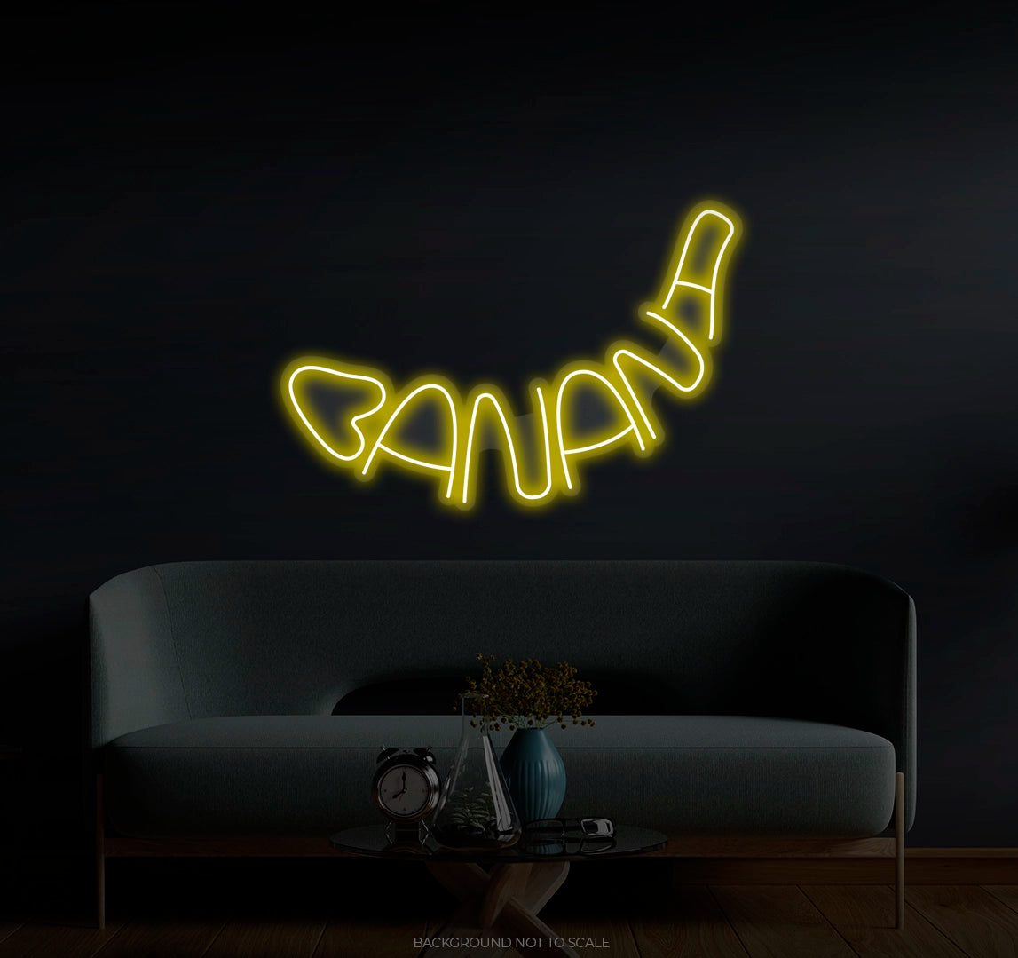 Banana Banana Shape LED neon