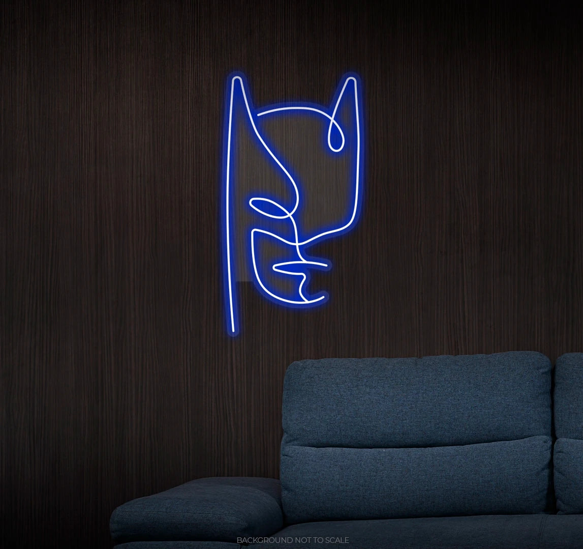 Batman One Line LED neon