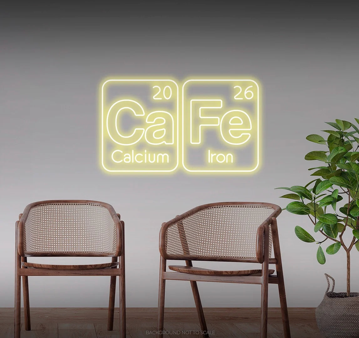 Cafe periodic table ledneon