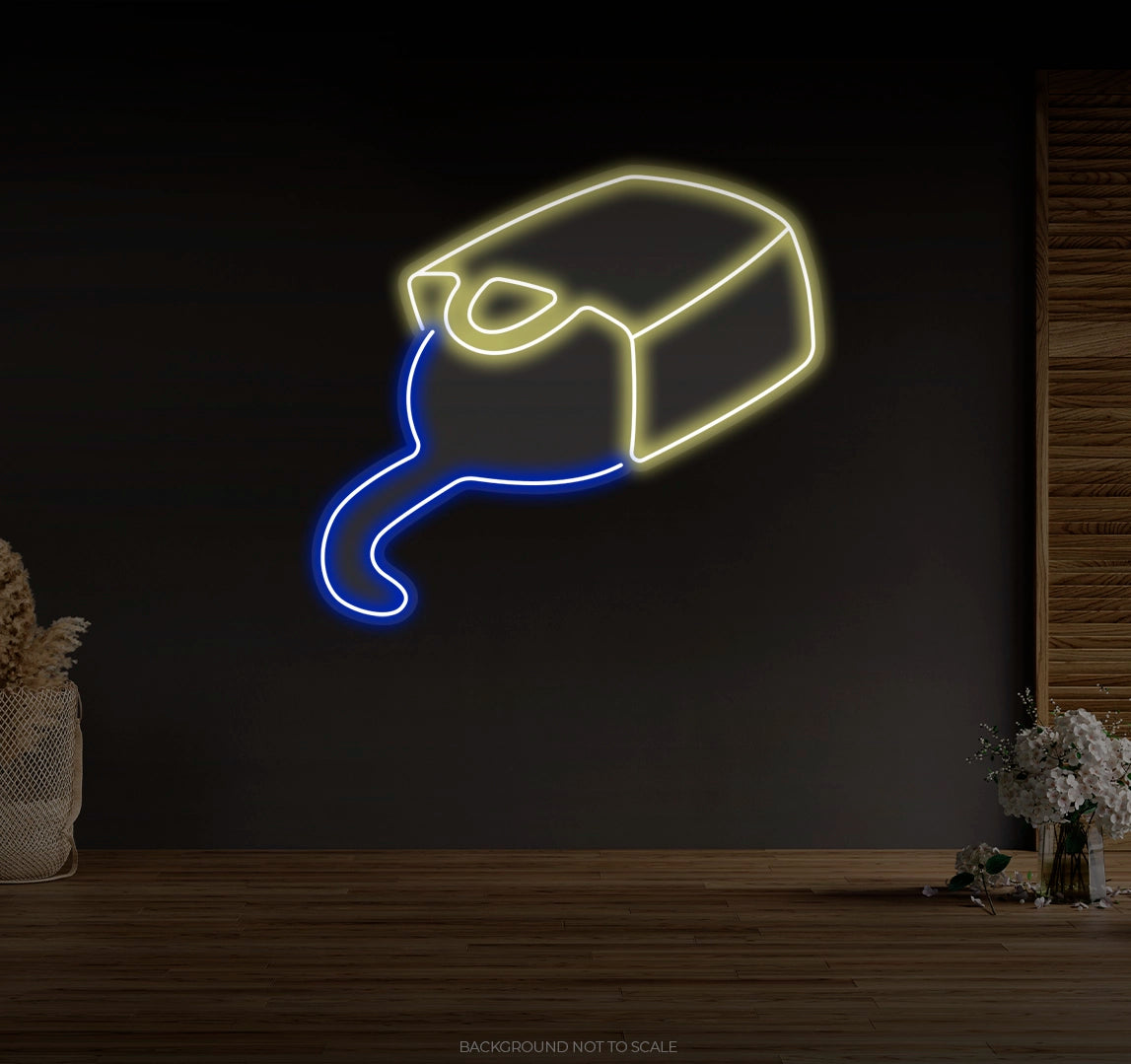 Cat in a paper bag Ledneon