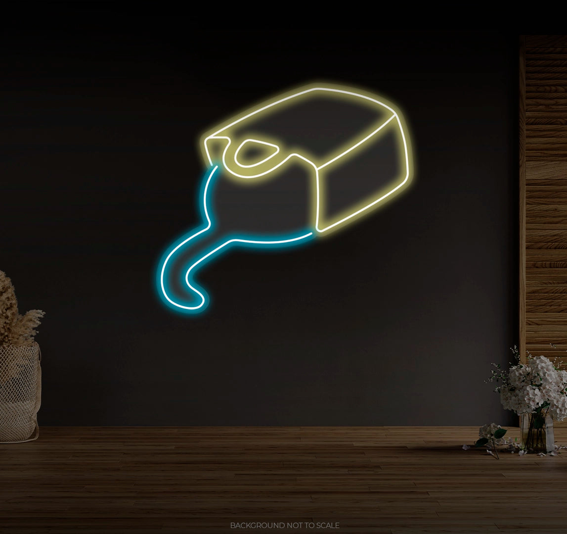 Cat in a paper bag Ledneon