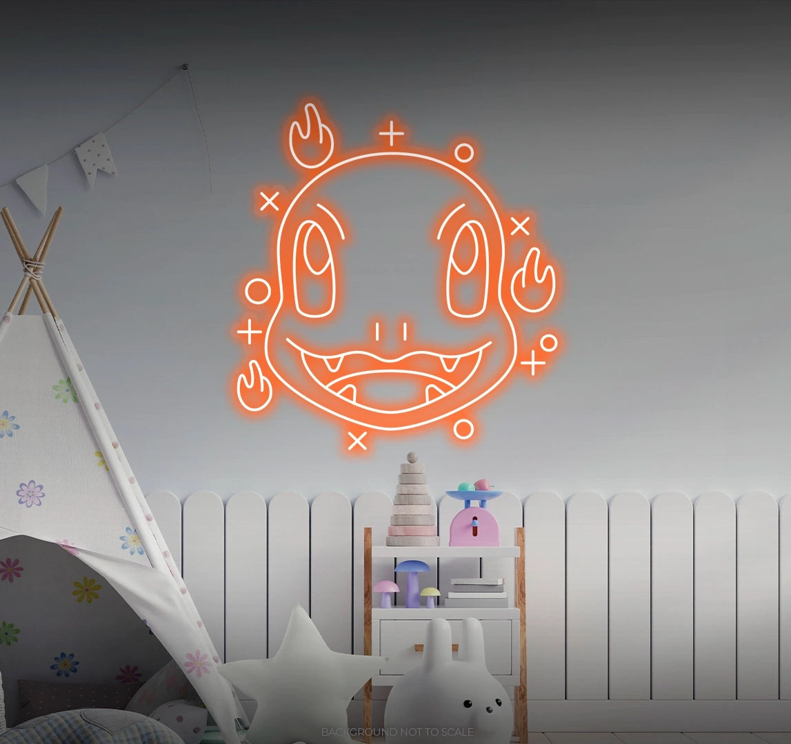 Charmander icon LED neon