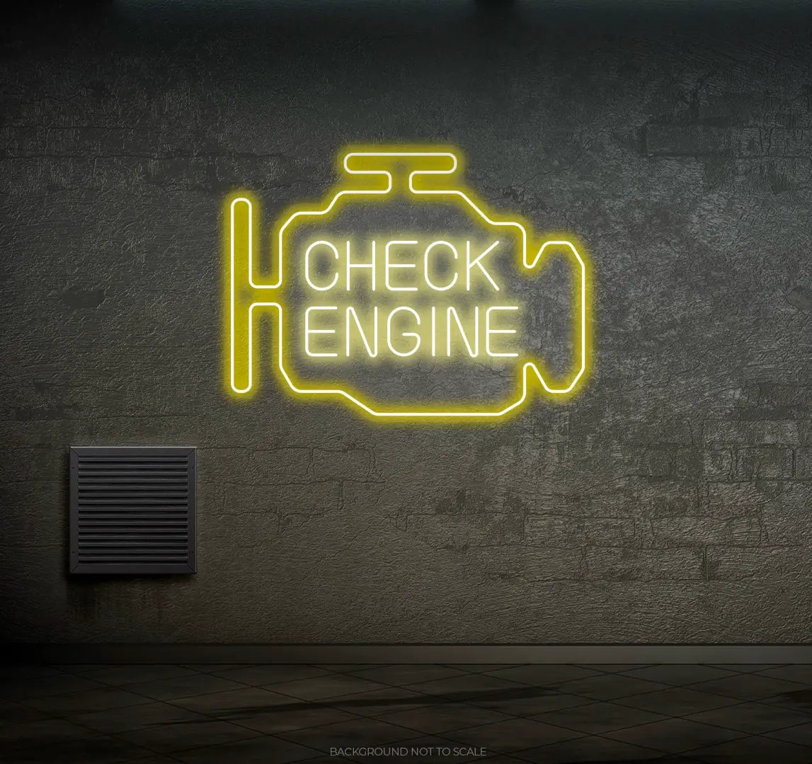 Check engine LED neon