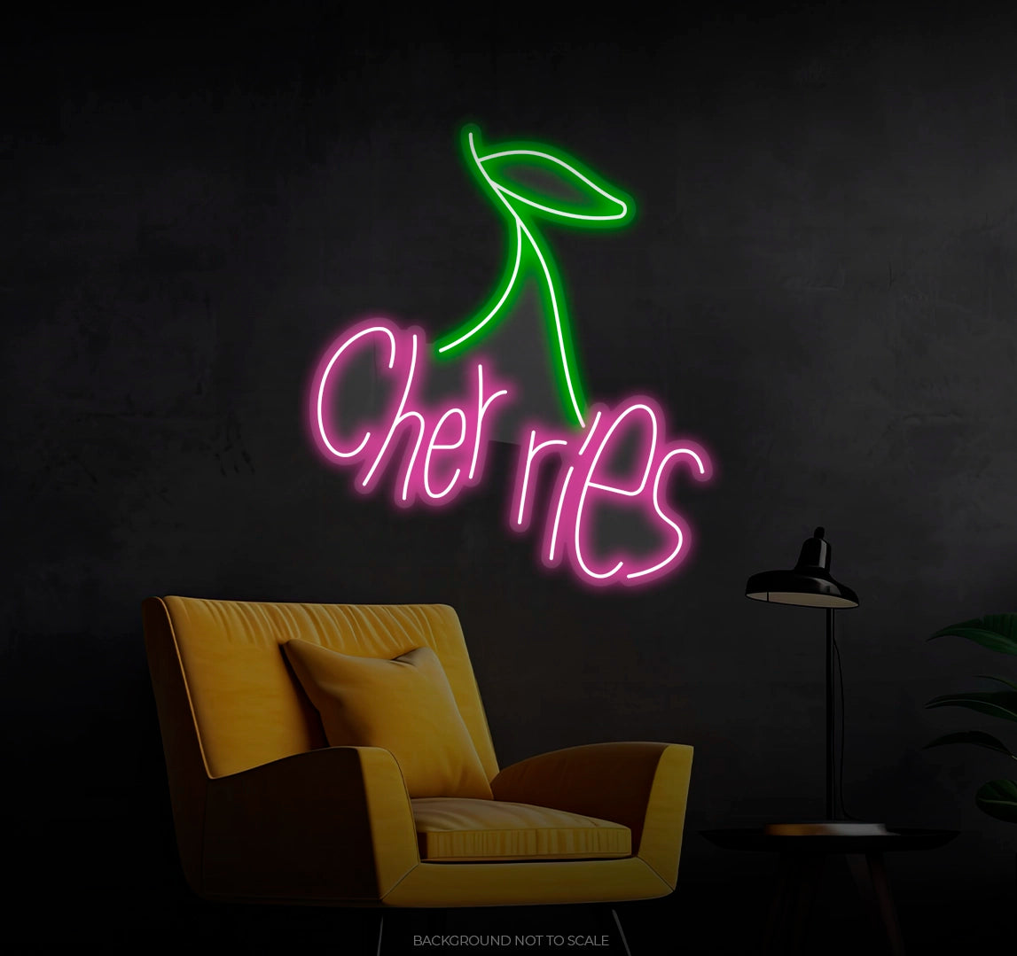 Cher ries cherries Ledneon