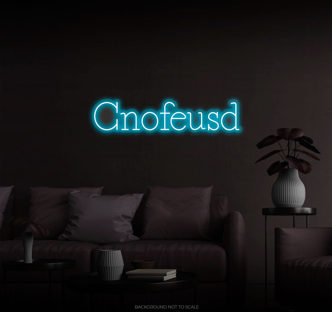 Cnofeusd Confused LED neon