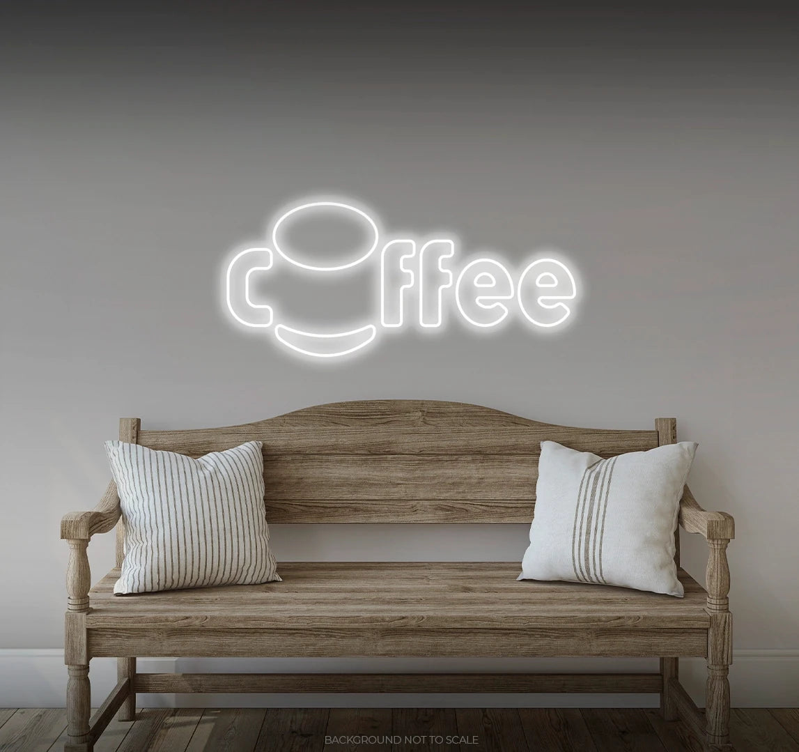 Coffee coffee mug LED neon