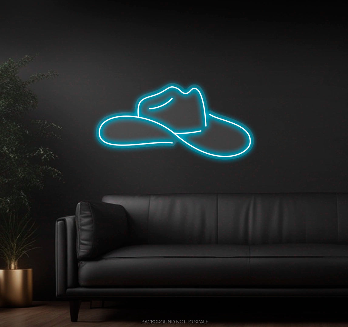 Cowboy Hat LED neon