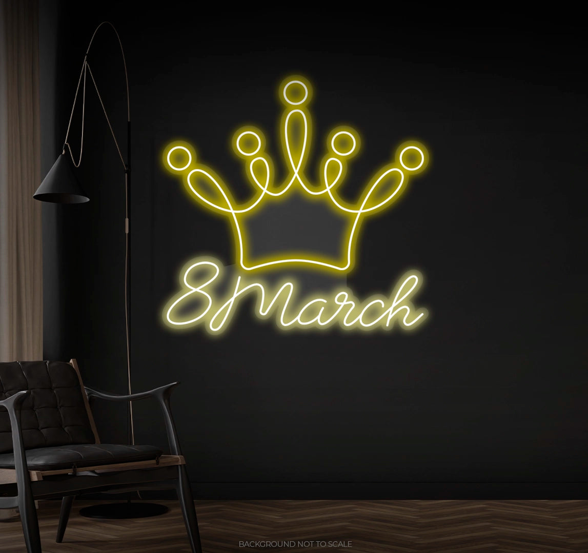 Crown 8 march LED neon (8mart)