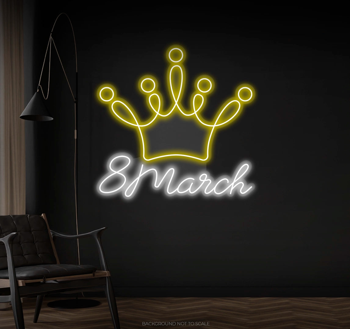 Crown 8 march LED neon (8mart)