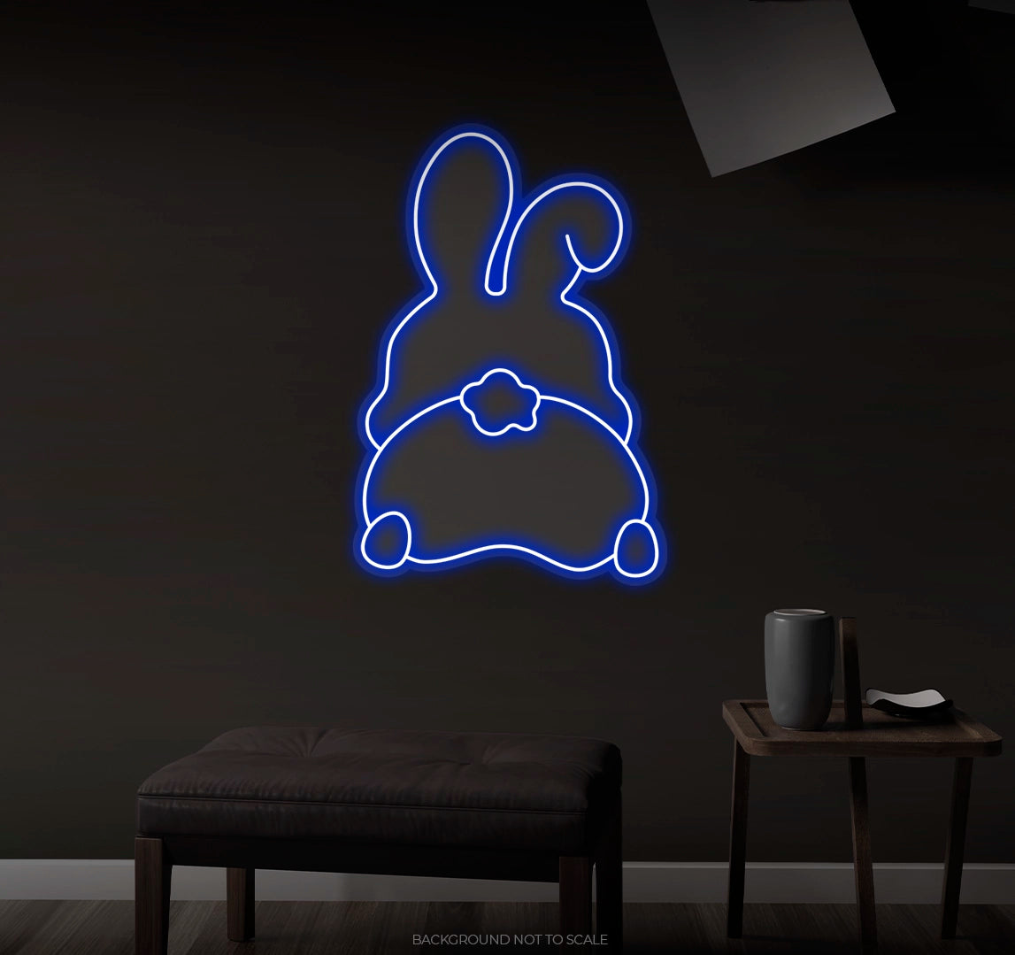 Cute Bunny Butt LED neon