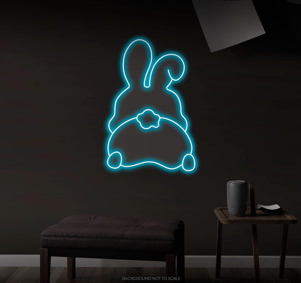 Cute Bunny Butt LED neon