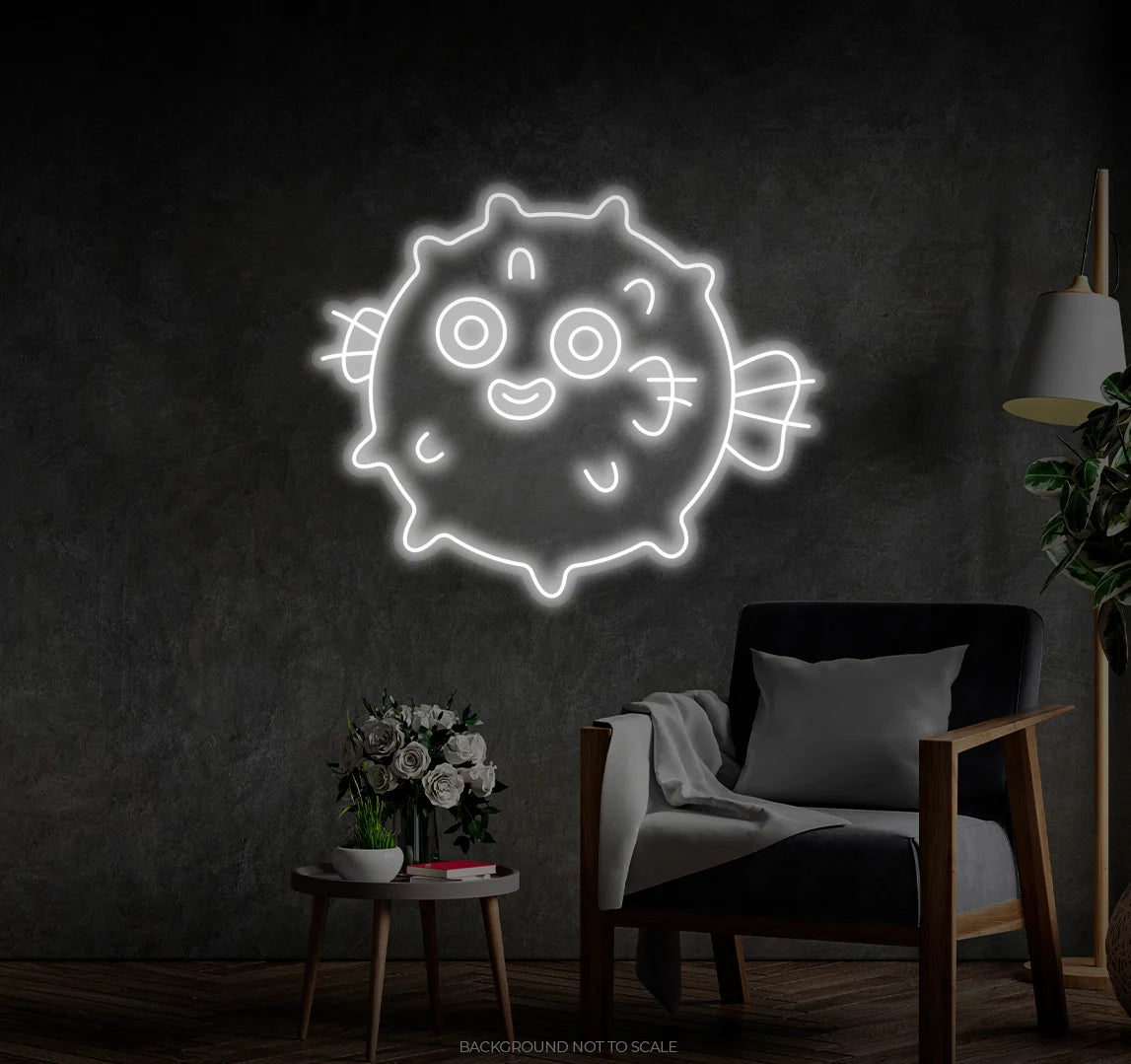 Cute puffer fish Ledneon