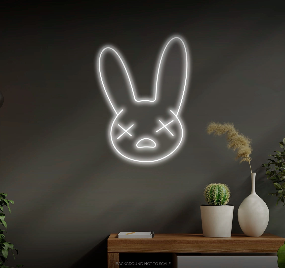 Dead bunny LED neon