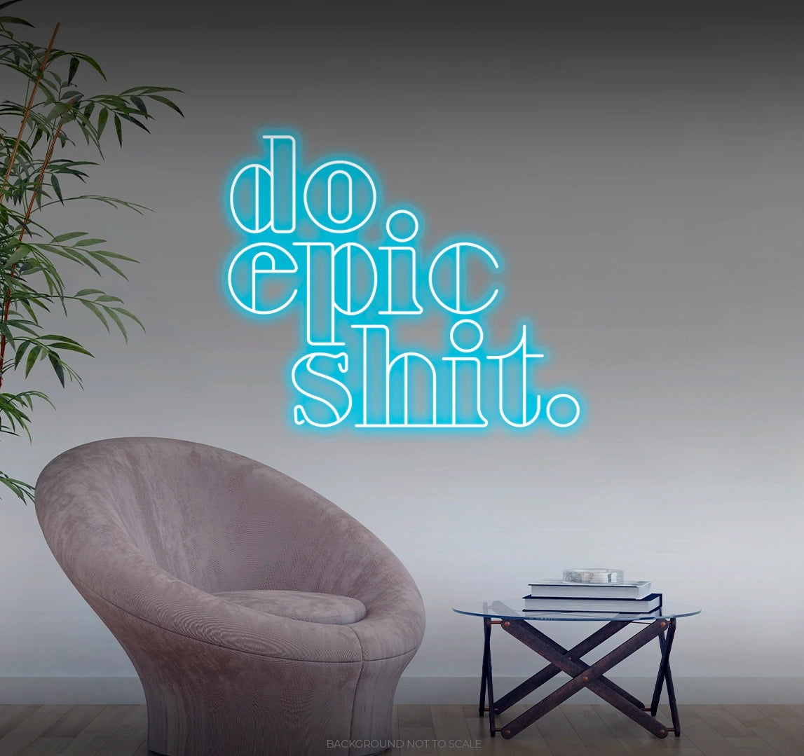 Do epic shit typewriter LED neon