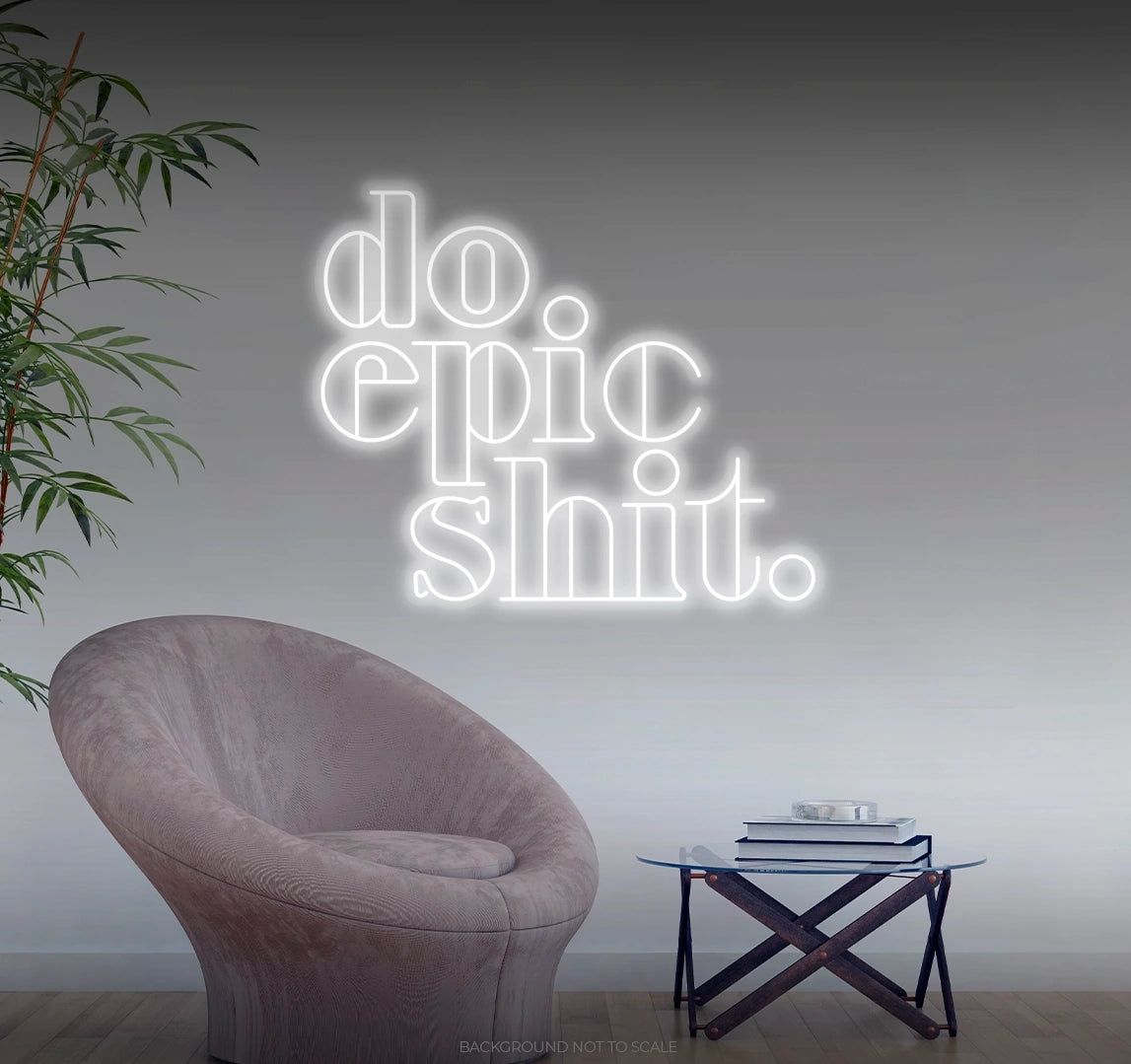 Do epic shit typewriter LED neon