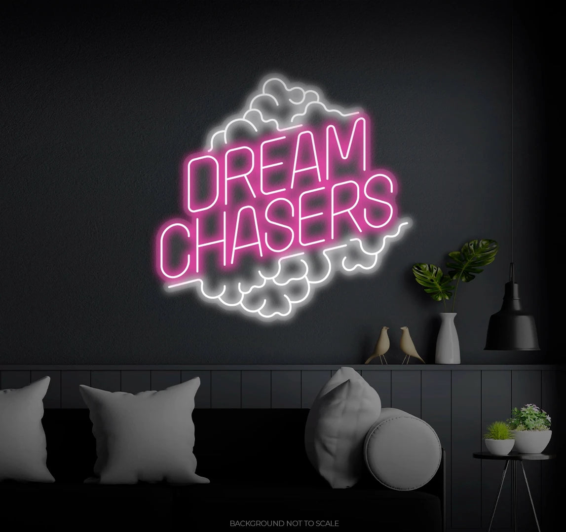 Dream chasers clouds LED neon